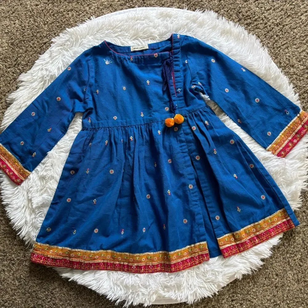 Minnie Minors Pakistani‎ Top & Pants Outfit Girls Blue